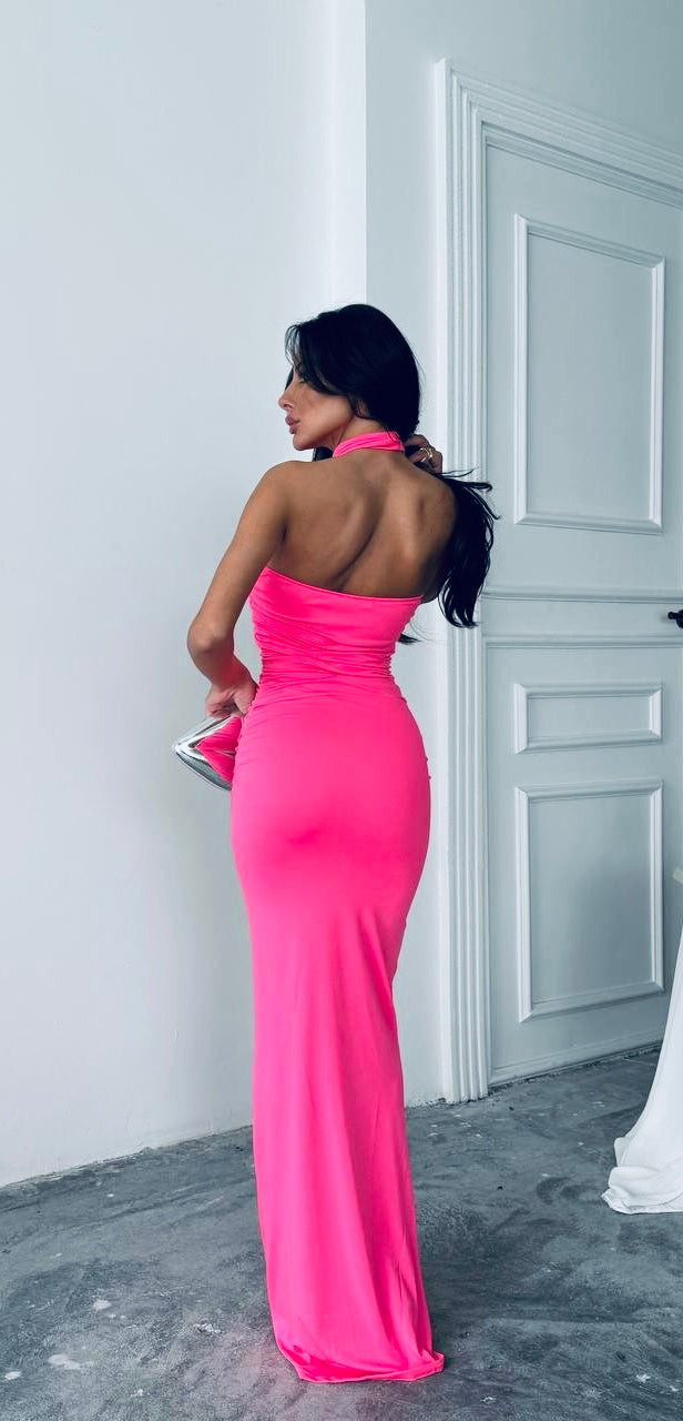 Maxikleid „Fuchsia Glam