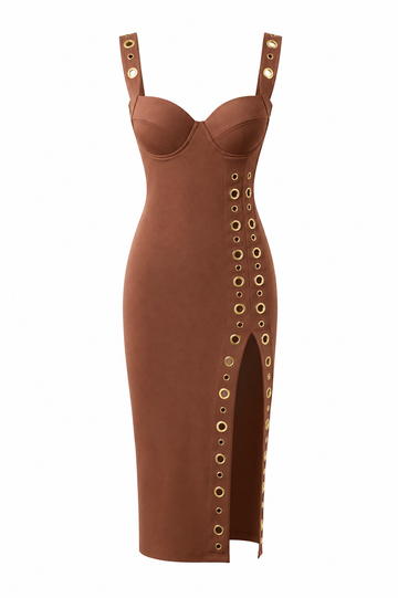 Midi-Kleid „Golden Eye