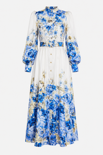 Maxikleid „Blue Blossom