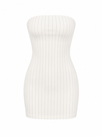 Ivory Lines – Bandeau Minikleid