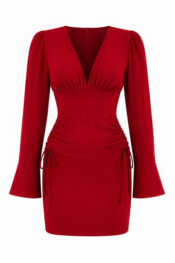 Elegant Red Mini Dress – A Statement Full of Elegance
