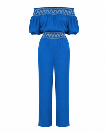 Jumpsuit in Royalblau – Elegant & Feminin